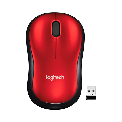 Мышь Logitech Wireless Mouse M 185 Red (910-002240)