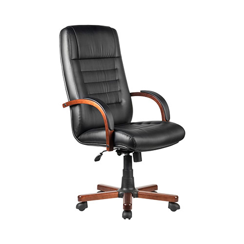 Кресло Riva Chair М 155 A Laguna Тай Чёрная экокожа