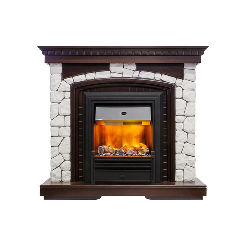 Каминокомплект Dimplex Glasgow с очагом Brookline Black (темный дуб) 1164908504