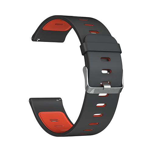 Ремешок для часов Lyambda универсальный для часов 22 mm ADHARA DS-GS-08-22-BR Black/Red