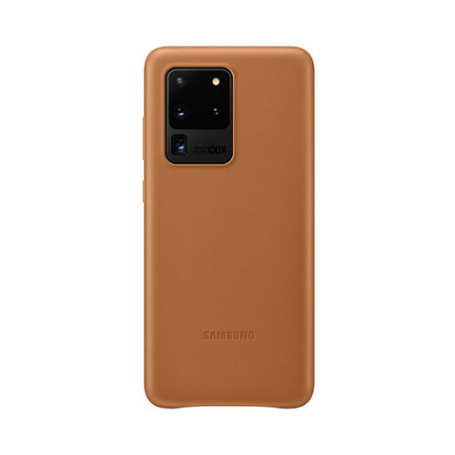 Чехол (клип-кейс) Samsung S20 Ultra (G988) LeatherCover brown EF-VG988LAEGRU