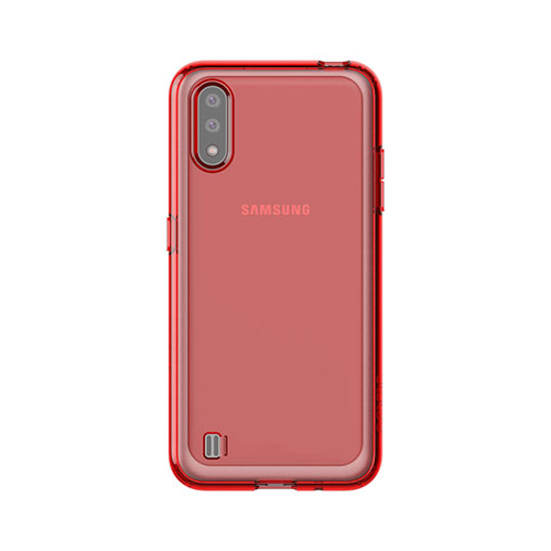 Чехол (клип-кейс) Samsung Galaxy A01 araree A cover красный (GP-FPA015KDARR)