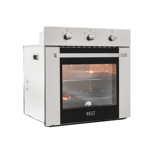 Встраиваемый газовый духовой шкаф Ricci RGO 640 IX