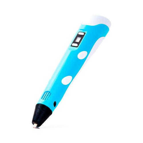 3D ручка UNID SPIDER PEN PLUS с ЖК дисплеем голубая 2100 B