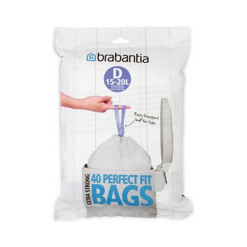 Мешки для мусорных ведер Brabantia D 15-20л 40шт 362187