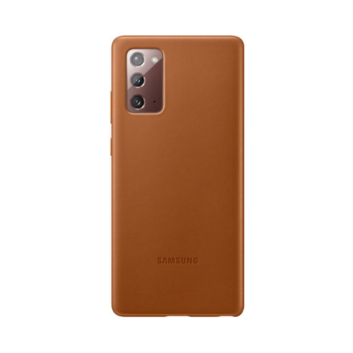 Чеxол (клип-кейс) Samsung Galaxy Note 20 Leather Cover коричневый (EF-VN980LAEGRU)