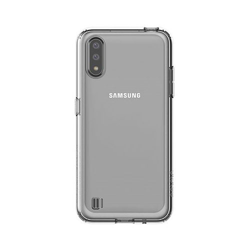 Чехол (клип-кейс) Samsung Galaxy A01 araree A cover прозрачный (GP-FPA015KDATR)