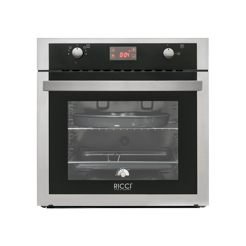 Встраиваемый газовый духовой шкаф Ricci RGO 650 IX