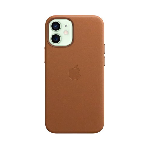 Чеxол (клип-кейс) Apple iPhone 12 mini Leather Case with MagSafe - Saddle Brown MHK93ZE/A