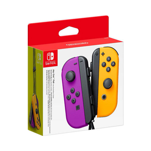 Геймпад Nintendo Switch Набор 2 Контроллера Joy-Con (неоновый фиолетовый / неоновый оранжевый)
