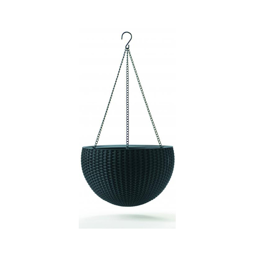 Подвесное кашпо Keter HANGING SPHERE PLANTER коричневый