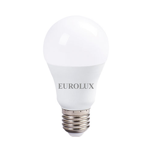 Лампа светодиодная Eurolux LL-E-A60-7W-230-2 7K-E27 (груша 7Вт тепл. Е27) белый