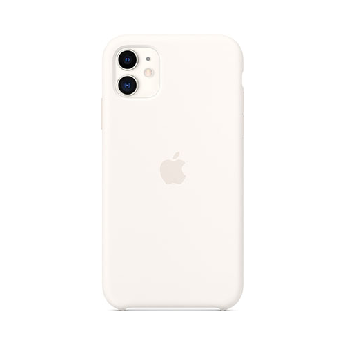 Чехол силиконовый Apple Silicone Case для iPhone 11 White MWVX2ZM/A