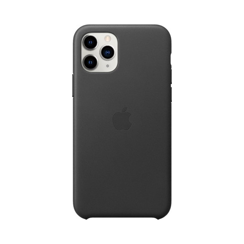Чехол (клип-кейс) Apple iPhone 11 Pro Leather Case - Black MWYE2ZM/A