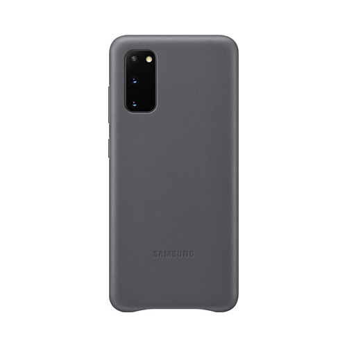 Чехол (клип-кейс) Samsung S20 (G980) LeatherCover gray EF-VG980LJEGRU