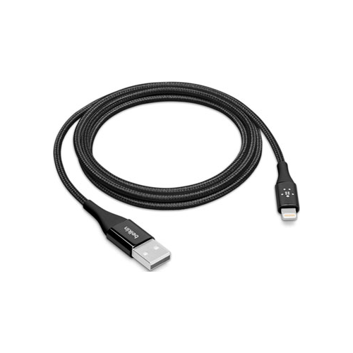 Кабель Belkin USB папа/8-pin lightning папа 1 2м черный (F8J207BT04-BLK)