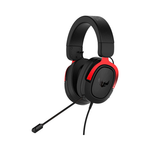 Игровая гарнитура ASUS TUF Gaming H3 чёрно-красные (90YH02AR-B1UA00)