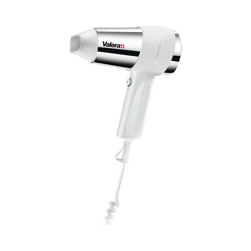 Фен с безопасной кнопкой включения Valera Action 1600 Push White/Chrome 542.06