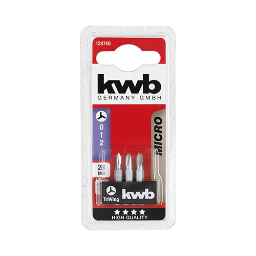 Бита Kwb Micro TRI-WING 28мм 3шт 128740