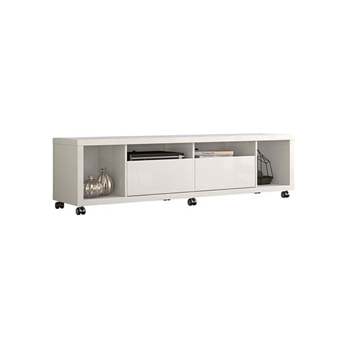 Тумба под телевизор Manhattan HORIZON 1.8 ТВ WHITE GLOSS PA15484 530 х 1805 х 447