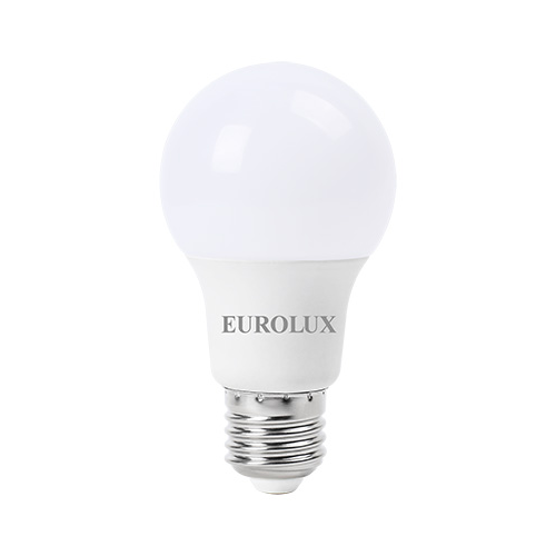 Лампа светодиодная Eurolux LL-E-A60-7W-230-4K-E27 (груша 7Вт нейтр. Е27) белый