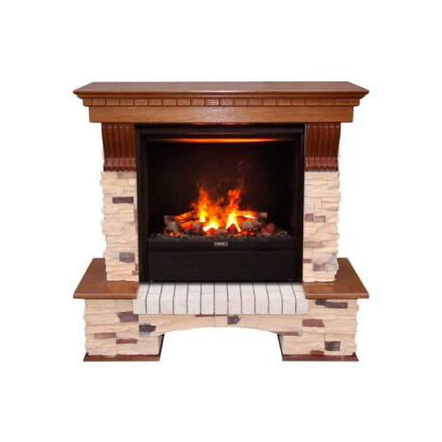 Каминокомплект Dimplex Pierre Luxe с очагом Albany сланец темный дуб (64879154)