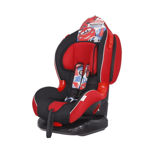 Автокресло Siger серия Disney Кокон ISOFIX гр. I/II Тачки спидометр красный KRES2666