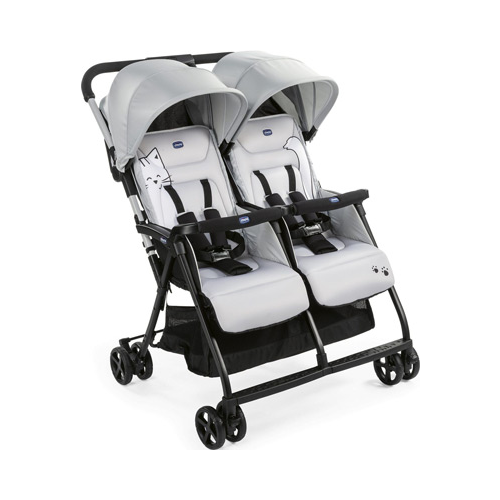 Коляска Chicco Ohlala Twin (Silver Cat) 8058664125449