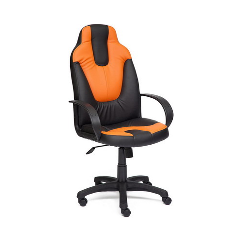 Кресло Tetchair NEO (1) (кож/зам черный/оранжевый 36-6/14-43)