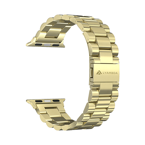 Ремешок для часов Lyambda из нержавеющей стали для Apple Watch 38/40 mm KEID DS-APG-02-40-GL Gold