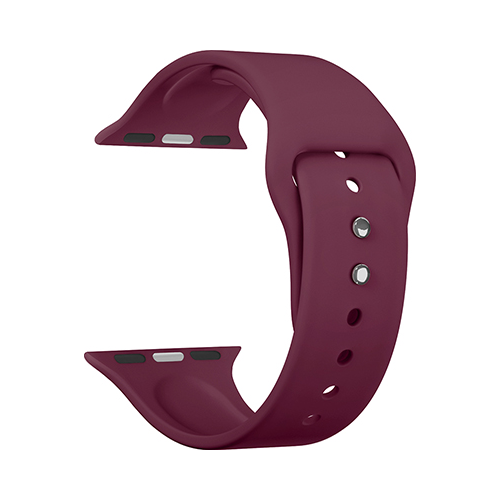 Силиконовый ремешок Lyambda для Apple Watch 38/40 mm ALTAIR DS-APS08-40-WR Wine red