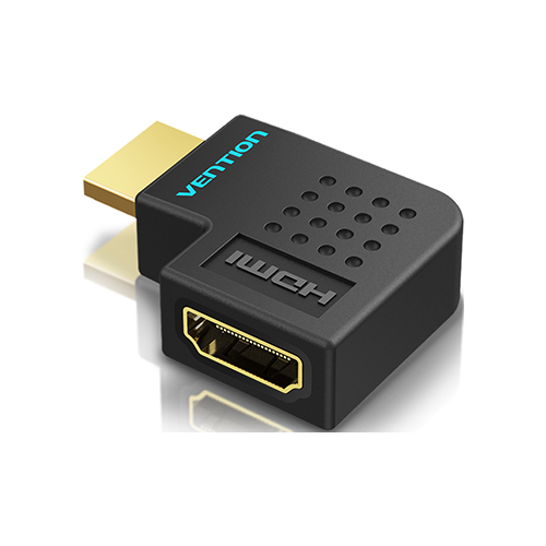 Адаптер-переходник Vention HDMI v2.0 19M/19F угол 90 (AIBB0)