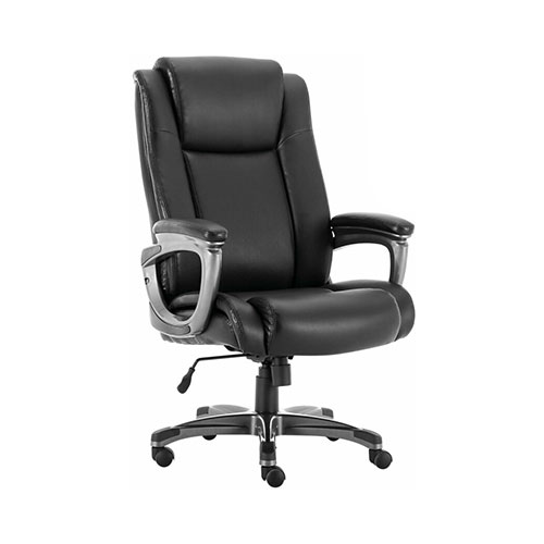 Кресло Brabix PREMIUM ''Solid HD-005'' НАГРУЗКА до 180 кг рециклированная кожа черное 531941
