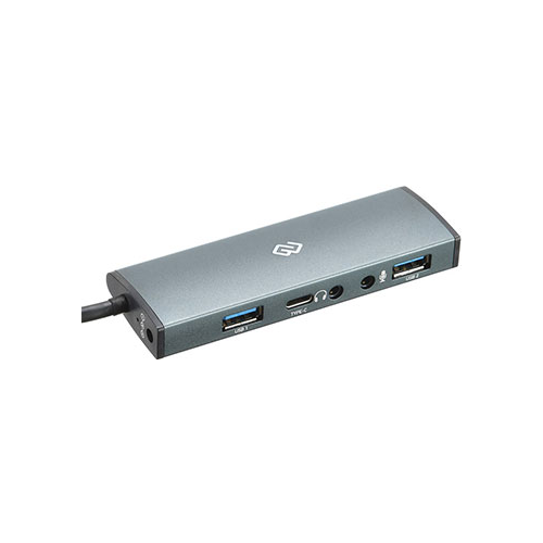 Мультимедиа док-станция Digma HUB-2U3.0СAU-UC-G