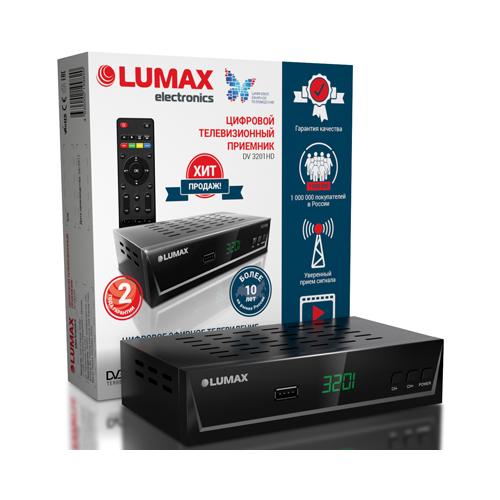 Цифровой телевизионный ресивер Lumax DV 3201 HD