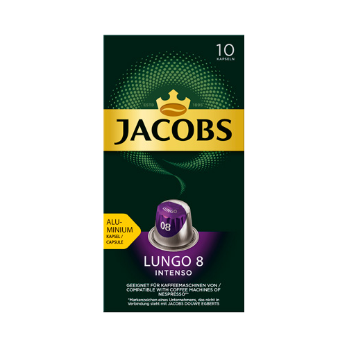 Кофе капсульный Jacobs Lungo 8 Intenso