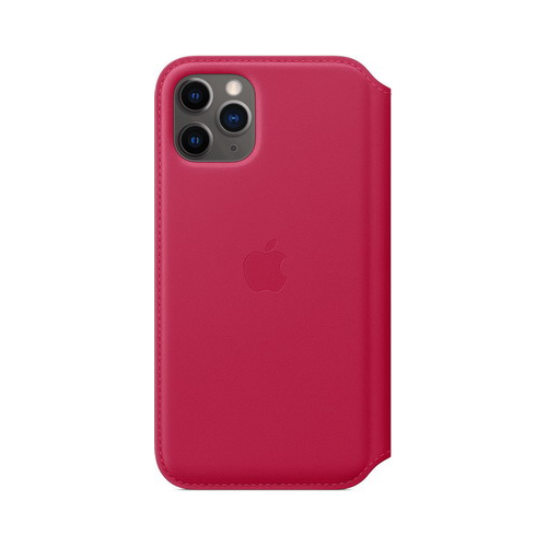 Чехол (флип-кейс) Apple для iPhone 11 Pro Leather Folio - Raspberry MY1K2ZM/A