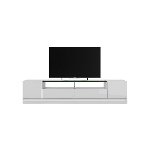 Тумба под телевизор Manhattan RENNES ТВ с LED подсветкой WHITE GLOSS PA16252 484 х 2170 х 448