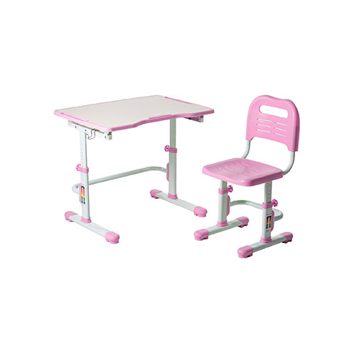 Комплект парта + стул трансформеры FunDesk Vivo II Pink 221899
