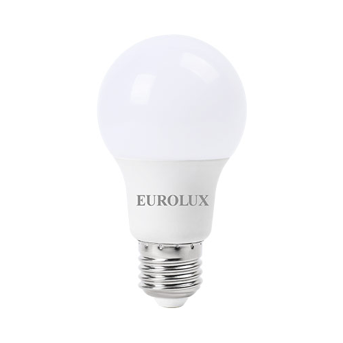 Лампа светодиодная Eurolux LL-E-A60-11W-230-4K-E27 (груша 11Вт нейтр. Е27) белый