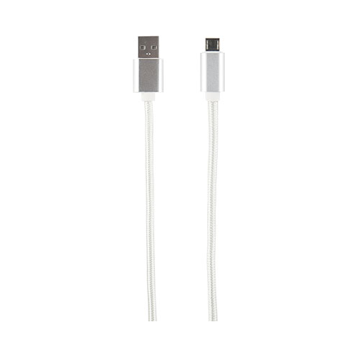 Кабель Red Line SB-micro USB нейлоновая оплетка серебристый