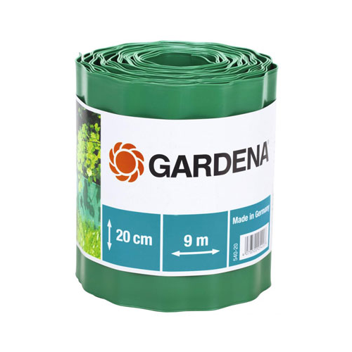 Садовый бордюр Gardena зеленый 20 см длина 9 м 00540-20