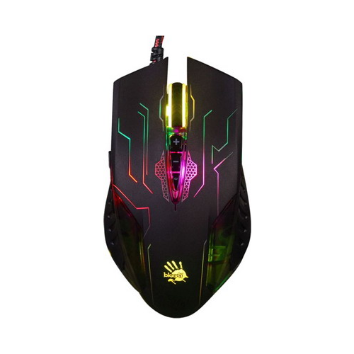 Мышь игровая проводная A4Tech Bloody Q51 черный/рисунок