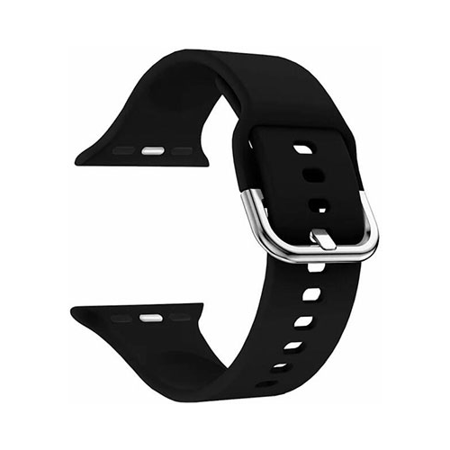 Силиконовый ремешок Lyambda для Apple Watch 38/40 mm AVIOR DSJ-17-40-BK Black