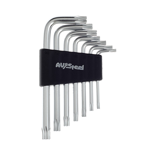 Набор ключей AV Steel Г-образных TORX T10-T40 7 предм. AV-367107