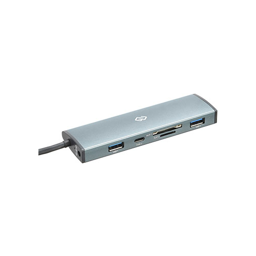 Мультимедиа док-станция Digma HUB-2U3.0СCR-UC-G