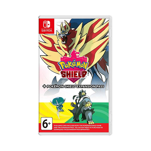 Игра для приставки Nintendo Switch: Pokemon Shield + Expansion Pass