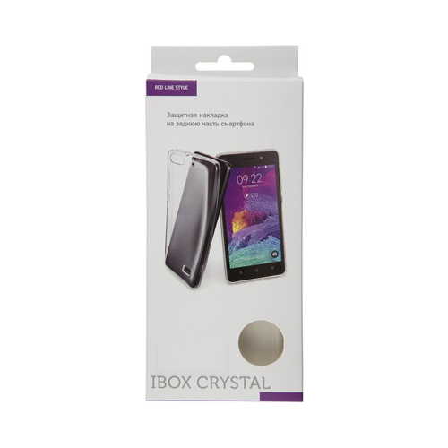 Чехол (клип-кейс) Red Line iBox Crystal для Huawei P40 Lite E (прозрачный)