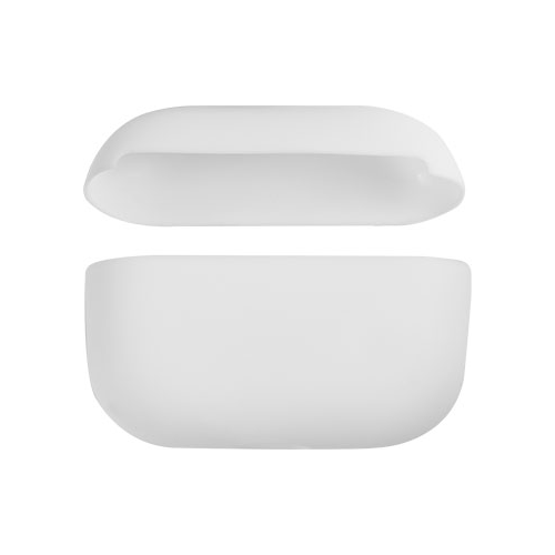 Силиконовый чехол ультратонкий Red Line для зарядного кейса AirPods Pro белый