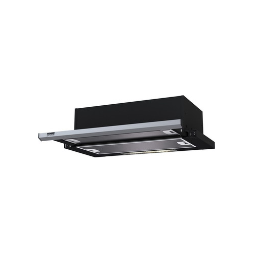 Вытяжка Krona Kamilla slim 600 black/inox (2 мотора)